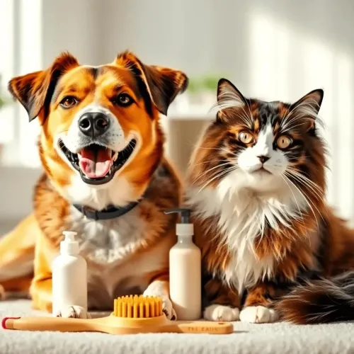 Hair fall in pets can be cause