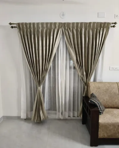 dual layer setup curtains