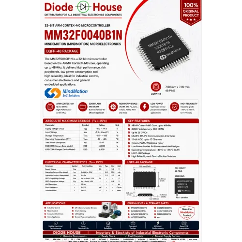 MM32F0040B1N Microcontrol