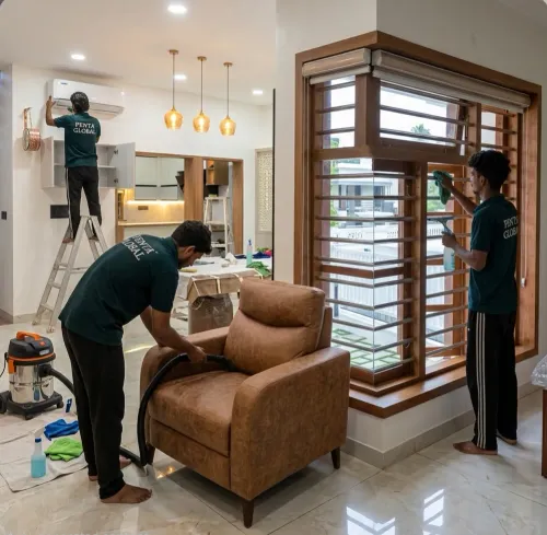 Professional deep cleaning ser