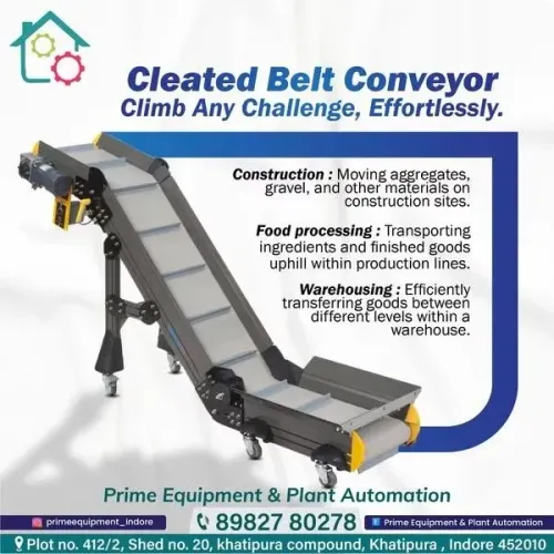 Premium Cleated Belt Conveyors from Prime Equipmen