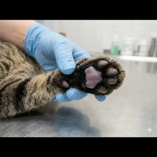 Paw swelling in pets can be ca