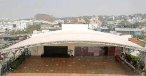 Terrace tensile roof systems a