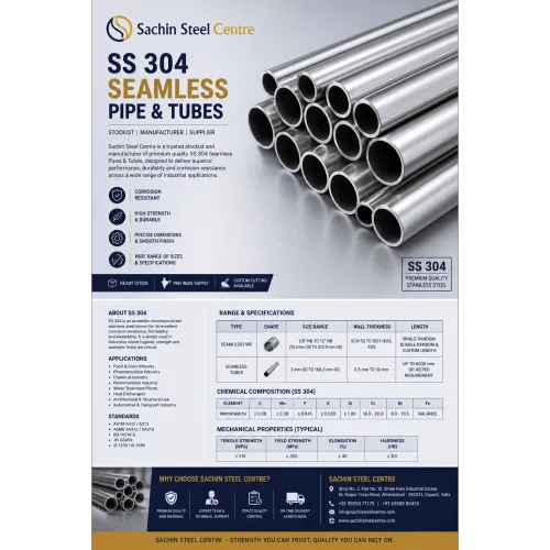 SS 304 Seamless Pipe Stoc