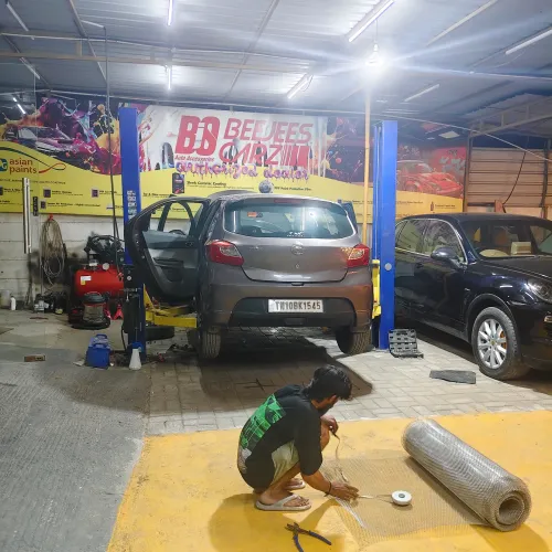 car rat mesh installation