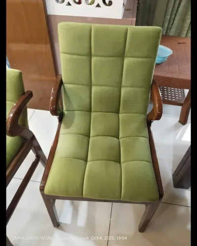 Chair fabric is the upholstery