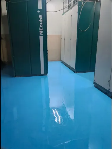 3mm Epoxy Flooring at a data center AiroiliData 