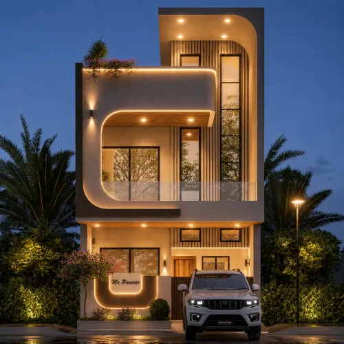 modern elevation design concep