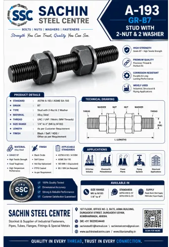 ASTM A193 Grade B7 Stud f