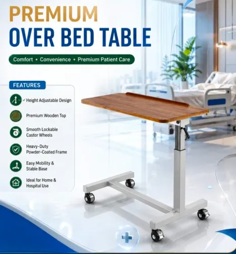 Height adjustable food ta