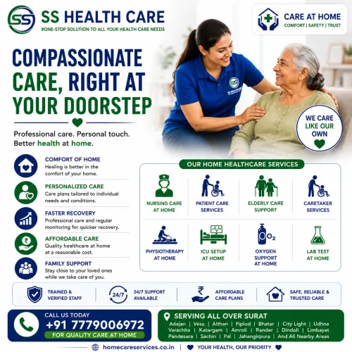 Professional healthcare at hom
