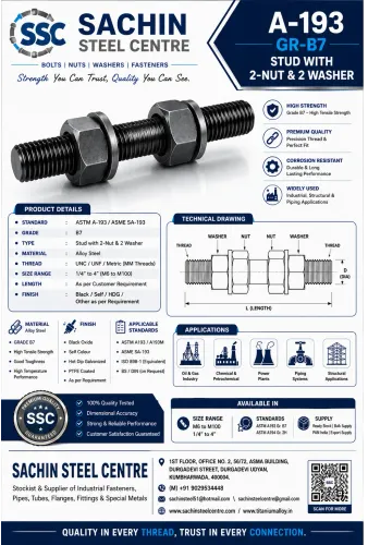 ASTM A193 Grade B7 Stud f