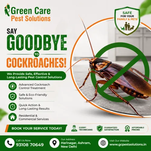 Cockroach Control Services in 