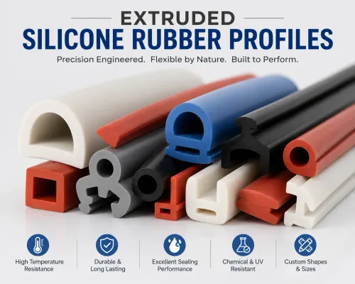 Extruded Silicone Rubber Profiles are among the mo