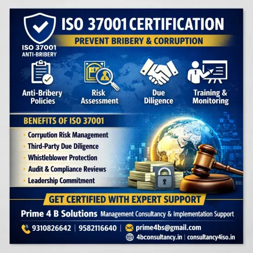 ISO 37001 certification is des