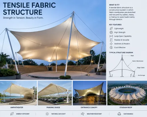 The popularity of Tensile Fabric Structure in Pune