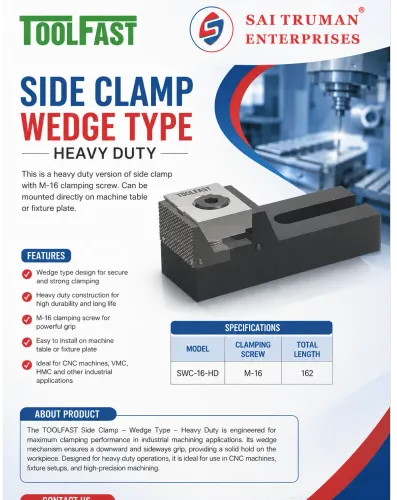 The TOOLFAST Side Clamp – Wedge Type Heavy Duty is