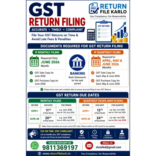 We are file GST Return filing 