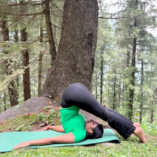 female yoga teacher for pcos p
