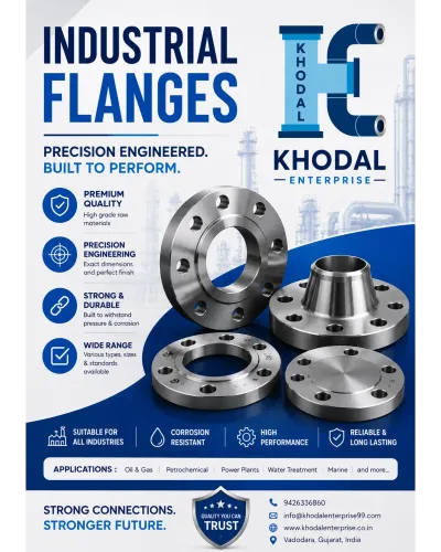 INDUSTRIAL FLANGES
KHODAL ENTE