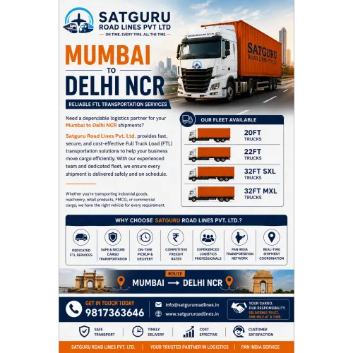 ## 🚛 Mumbai to Delhi NCR – Re