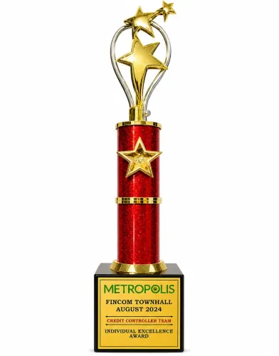 18” elegant trophy only a