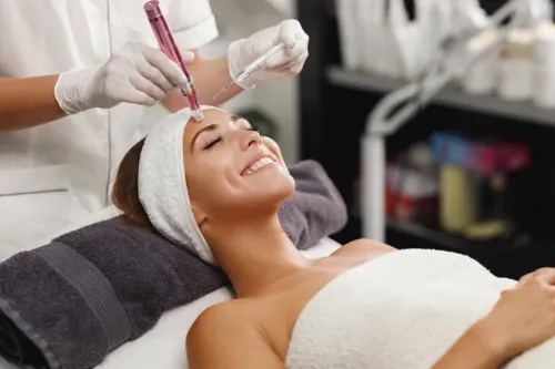 Healthy skin naturally produce