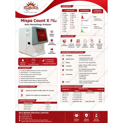 The Agappe Mispa Count X is an advanced, automated
