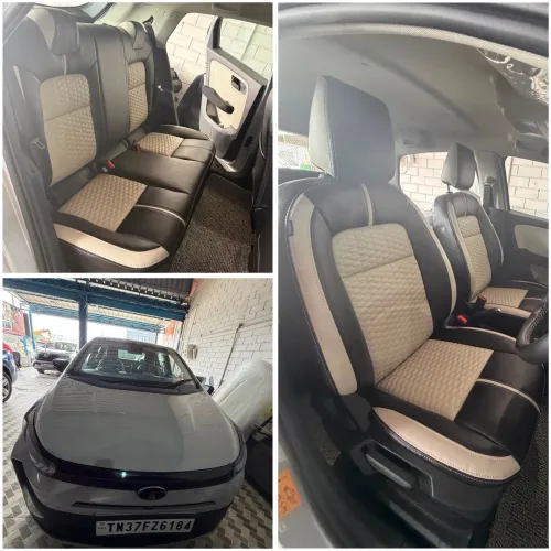 Tata Punch premium artificial leather seat cover u