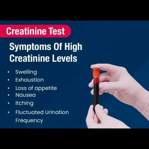 A creatinine blood test measur