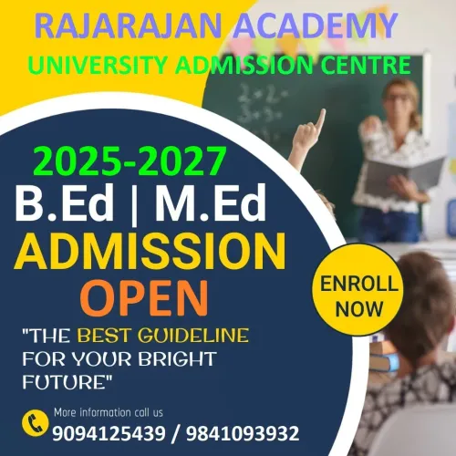 B.ED ADMISSION IN CHENNAI