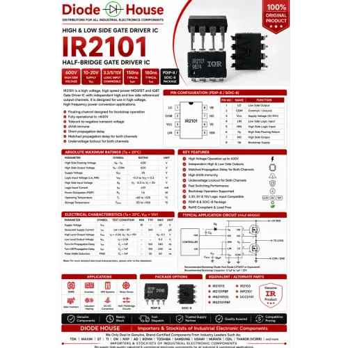 The IR2101 is a high-side