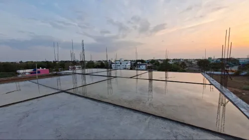 Samayapuram Mansion Site 2nd Floor roof Concrete C