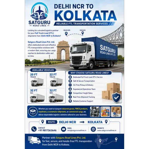 ## 🚛 Delhi NCR to Kolkata – R