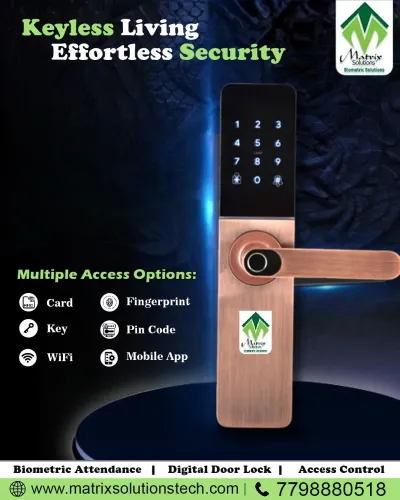 Protect your office with a biometric door lock Nag