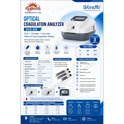 Wondfo Optical Coagulation Analyzer, used together