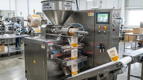 Pneumatic Collar Type Auger Filler Machine – High