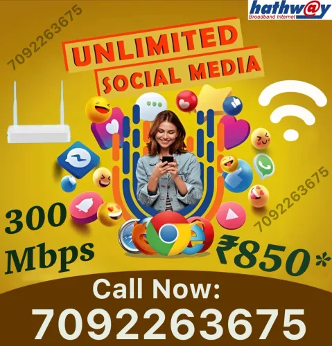 Hathway WiFi Connection Velach