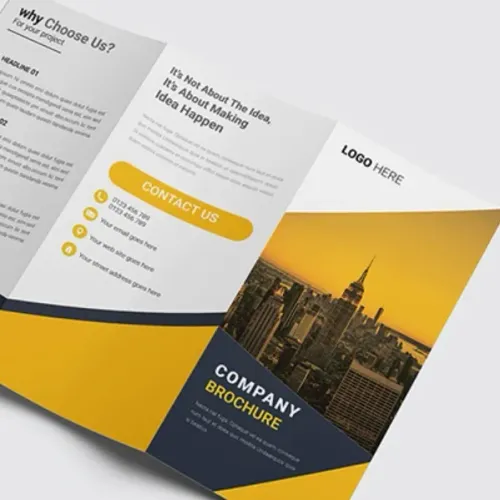 Advertising brochure in coimbatore