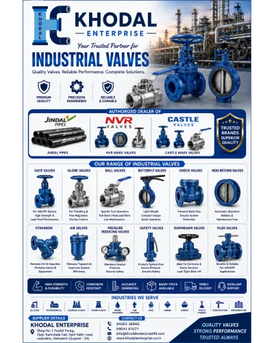 INDUSTRIAL VALVES
KHODAL ENTER