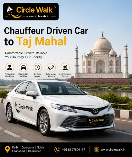 Chauffeur Driven Car to Taj Ma