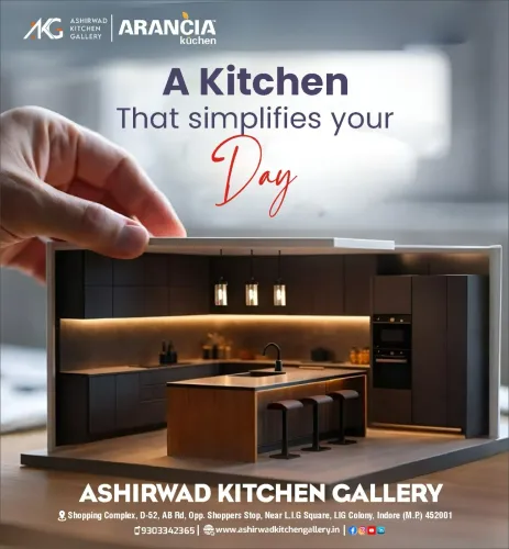 Modern Modular Kitchen Installation in Indore Tran