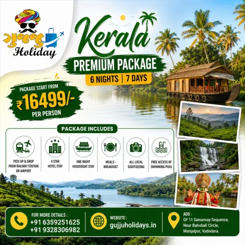 🌴 Kerala Premium Package | 6 
