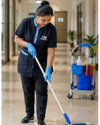 washroom cleaning sanitization