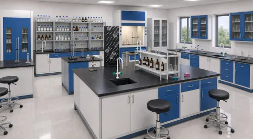 Bharat Scientific World supplies school lab furnit