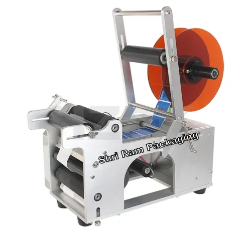 Semi-Automatic labeling machine (Motorized)– It is