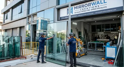 toughened glass walls