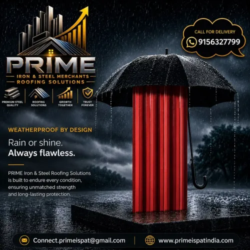 We Prime Steel is the leading Supplier for Roofing