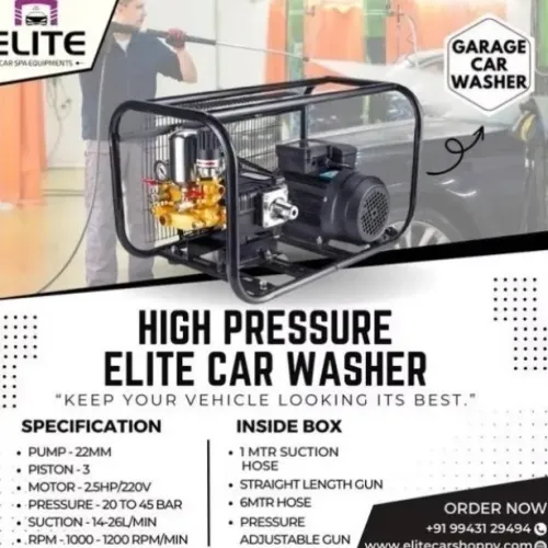 A high-pressure car washer is one of the most impo