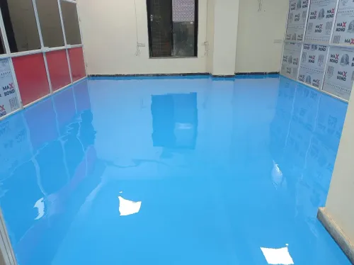 Epoxy Flooring at Western Railways office4mm Epo